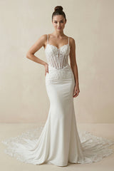 Elowenor Mermaid Lace Wedding Dress