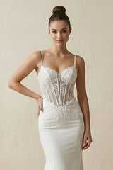 Elowenor Mermaid Lace Wedding Dress