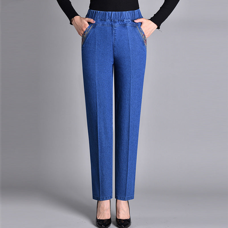 Straight Denim Jeans