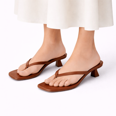 Josefina Comfort Heeled Slippers