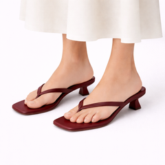 Josefina Comfort Heeled Slippers