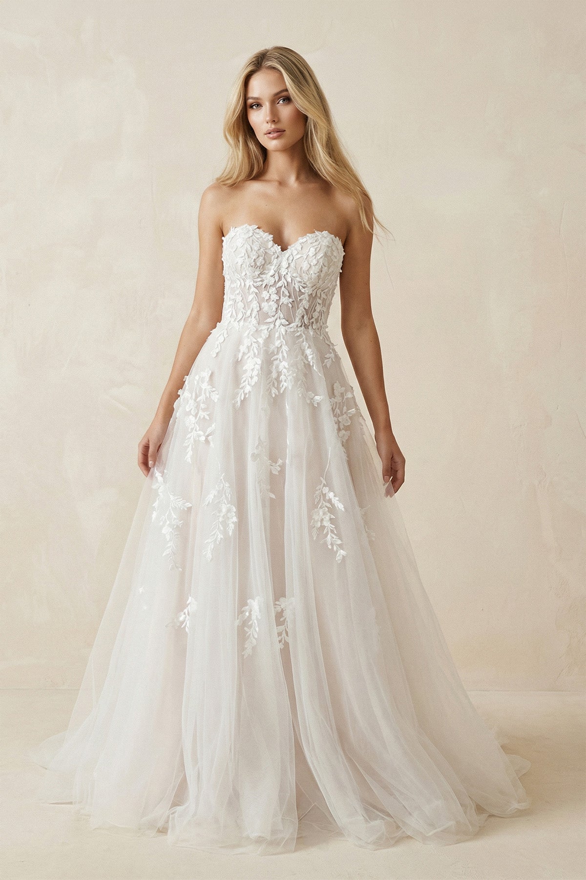 Euthalia A-Line Sweetheart Wedding Dress