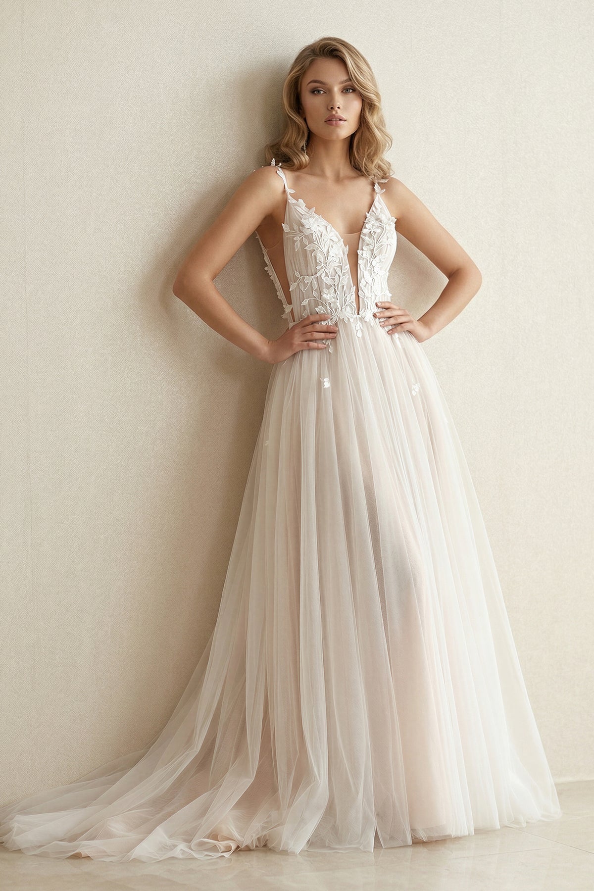 Lucetta A-Line Tulle Wedding Dress