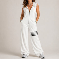 Willow | Relaxed Wide-Leg Hooded Jumpsuit