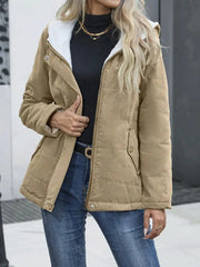 Naomi | Hooded Sherpa-Lined Puffer Jacket
