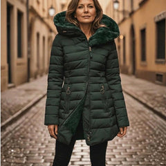Harlow | Hooded Longline Puffer Jacket