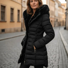Harlow | Hooded Longline Puffer Jacket