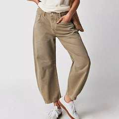 Wide Denim Trousers